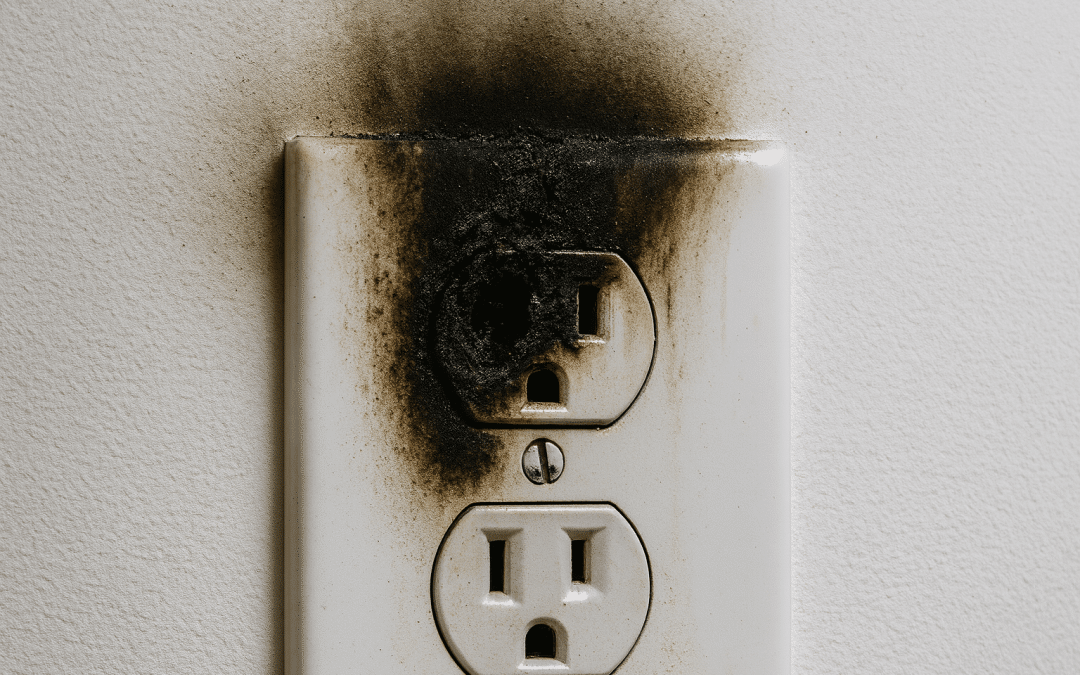 Burning smell from power point what do I do?